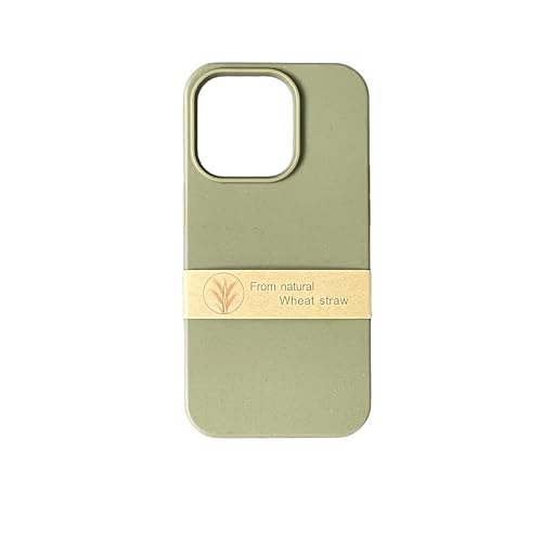 Enzee Tech iPhone 16 Pro / 16 Pro Max Mobile Phone Case - Biodegradable and Compostable - Plant Fiber and Soft TPU - Drop Protection Cover - Eco Friendly Zero Waste (Blue, iPhone 16 Pro Max)