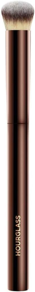 Hourglass Makeup Foundation Brush, Professional Synthetic Bristles, Bronze Handle