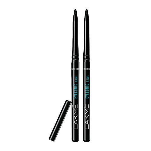 Lakme Eyeconic Kajal, Twin Pack, 0.35g + 0.35 gm