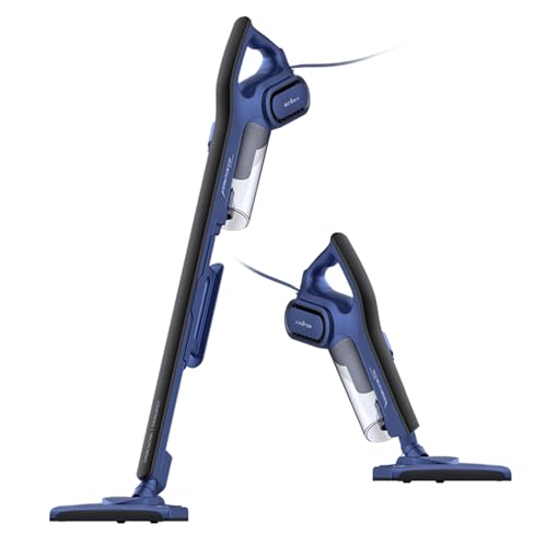 Deerma DX810 Portable 2-In-1 Handheld Vacuum Cleaner With HEPA Filter 16000Pa Strong Suction Power Blanket Dust Three-Layer Filtration 0.8 Liters Dust Capacity | 600W Power Stainless Steel Duct