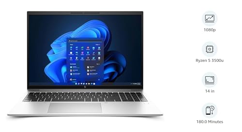 HP EliteBook 745 G6 14 FHD Touchscreen Laptop Notebook Ryzen 5 3500U 16GB RAM 512GB SSD AMD Radeon Vega 8 (2GB) Graphics | Laptop Stand | Wired Mouse | WIN 11 PRO (RENEWED)