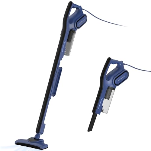 Deerma DX810 Portable 2-In-1 Handheld Vacuum Cleaner With HEPA Filter 16000Pa Strong Suction Power Blanket Dust Three-Layer Filtration 0.8 Liters Dust Capacity | 600W Power Stainless Steel Duct