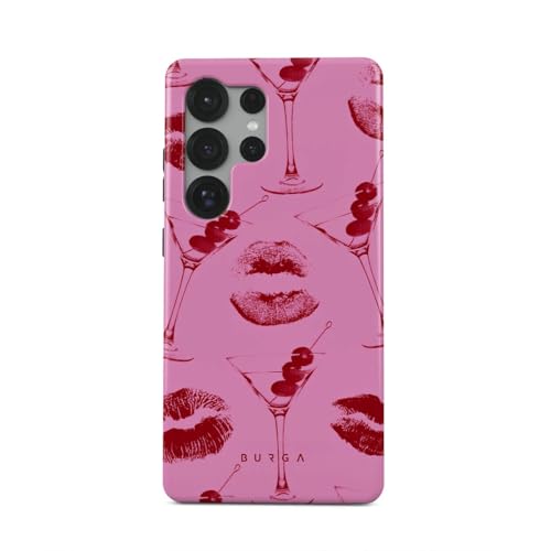 BURGA Phone Cover Compatible with Samsung Galaxy S25 Ultra Mobile Phone Case Hybrid 2 Layer Hard Shell Silicone Protective Cover Scratch Resistant Shockproof Cover (Call me)