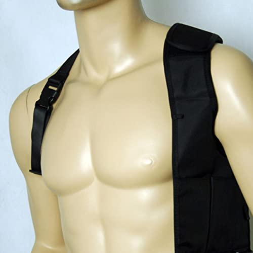 HEALLILY Shoulder Holster Bag Anti-Theft Phone Sling Chest Backpack for Men - Hidden Armpit Pouch Underarm Anti-Burglar Clothing Purse