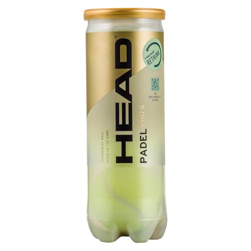 Head Padel Pro S Ball, Adult, Unisex, Black, Pack of 3
