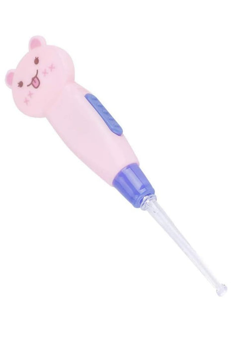 WsjiaboFux Pink Cat Cartoon Baby Ear Cleaner LED Earpick Earwax Remover with Replacement Head Kids Ear Clean Tool Earwax Removal ealth Care Ear Care