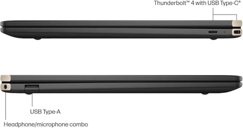 HP 2024 Spectre x360 2-in-1 14” 2880x1800 Touch Laptop 16-Core Intel Evo Core Ultra 7 155H Arc Graphics 16GB LPDDR5 1TB SSD Thunderbolt 4 WiFi AX BT Webcam BL KB Fingerprint WIN11(Upgraded)