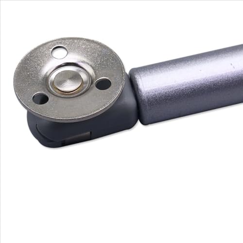 Hydraulic Gas Strut Cabinet Door Lift Support, 80N/18lb, Adjustable Spring Hinges with Mounting Hardware, 2-Pack, Silver