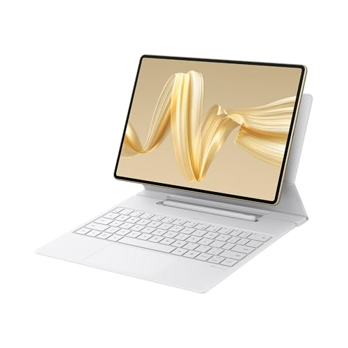 HUAWEI MatePad Pro 12.2" PaperMatte Tablet, 2.8K Tandem OLED 144 Hz FullView Display, Large battery, Super Charge, Wifi, 12GB, HUAWEI Glide Keyboard, Professional GoPaint APP, Gold  Gifts