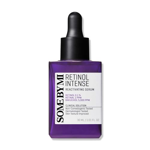 Some By Mi Retinol Intense Reactivating Face Serum | 30ml | Mild 0.1% Retinol Serum For Anti-Aging And Glass Skin | Improvement Of Post Acne Marks, Skin Texture & Elasticity