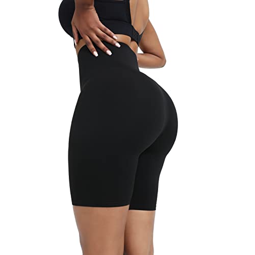 huiming Sauna Sweat Shorts for Women Slimming Compression Workout Thermo Waist Trainer Slimming Leggings Pants Body Shaper