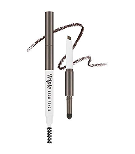 Missha Triple Brow Pencil, Dark Brown