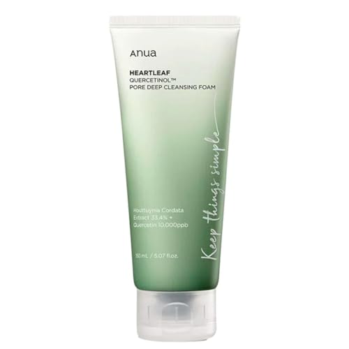 ANUA HEARTLEAF QUERCETINOL PORE DEEP CLEANSING FOAM 150 ML