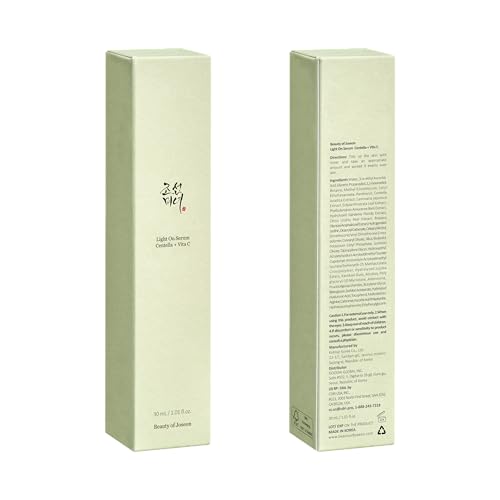 Beauty of Joseon Light On Serum Vitamin C Centella Dark Spot Fine Lines Pigmentation Correcting Serum, Hydrating Moisturizer, Korean Skin Care for Men and Women, 30ml, 1 fl.oz