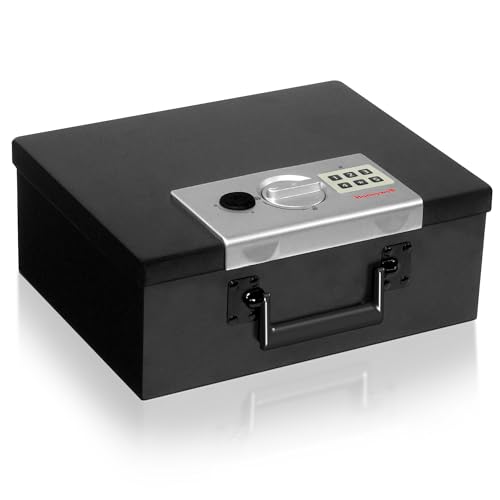 Honeywell 6108 Fire Resistant Digital Steel Security Box 7 litres