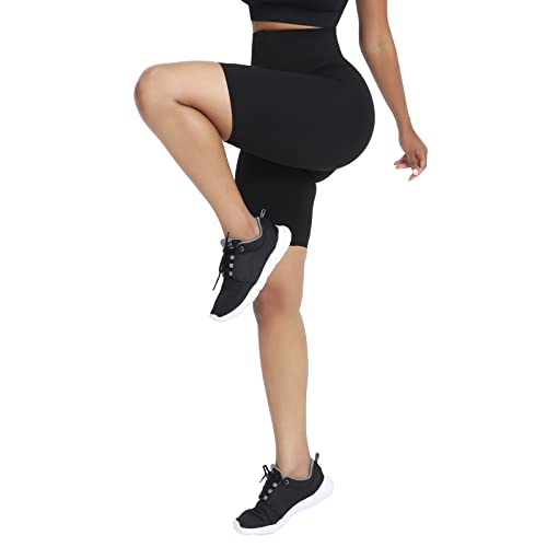 huiming Sauna Sweat Shorts for Women Slimming Compression Workout Thermo Waist Trainer Slimming Leggings Pants Body Shaper