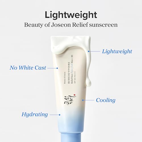 Beauty of Joseon Relief Sun Aqua-Fresh Rice+B5 Sunscreen for face Sun moisturizing with SPF 50 PA++++ Korean sunscreen skincare 50ml, 1.69 fl.oz