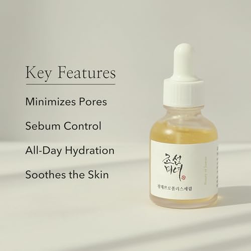 Beauty of Joseon Glow Serum Propolis and Niacinamide Hydrating Facial Soothing Moisturizer for Irritate, Uneven Skin Tone, Korean Skin Care 30ml, 1 fl.oz