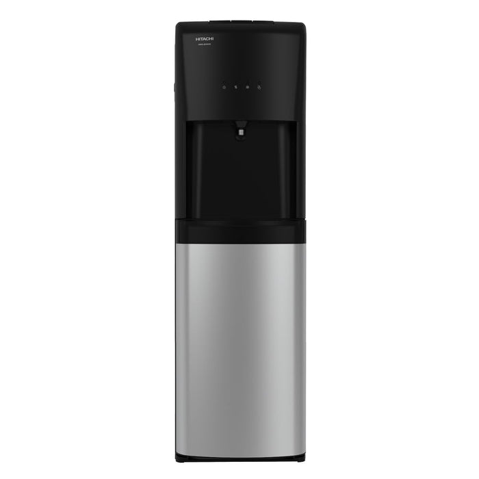 HITACHI UV Sterilization Water Dispenser, Bottom Loading, High-efficiency compressor cooling, Hot&Cold, Ambient Temperature, Floor Standing Water Cooler, Child Safety lock, UV LED-HWDB50000SV