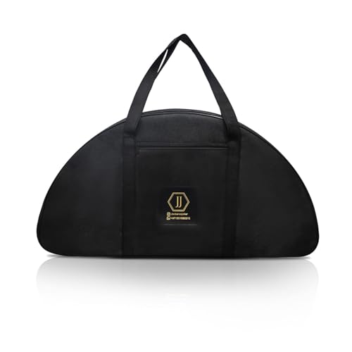 JackarooJoker Double Sided Foldable Wooden Board Game for 4 and 6 Players with BAG, White