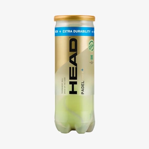 HEAD Padel Pro S+ Padel Balls | Tournament Grade ball with extra durability