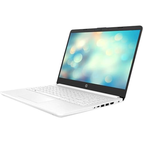 HP 2024 Newest 14s Slim Laptop, Intel Pentium N5030 Processor | 4GB DDR4 Ram | 256GB NVMe SSD | Intel UHD Graphics 605 | 14" HD Touch Screen Display | Backlit Keyboard | Windows 11 - Snow White