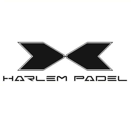 HARLEM PADEL Cyclone 12K Unisex Adult Padel Racket - Black/Grey/Gold, One Size