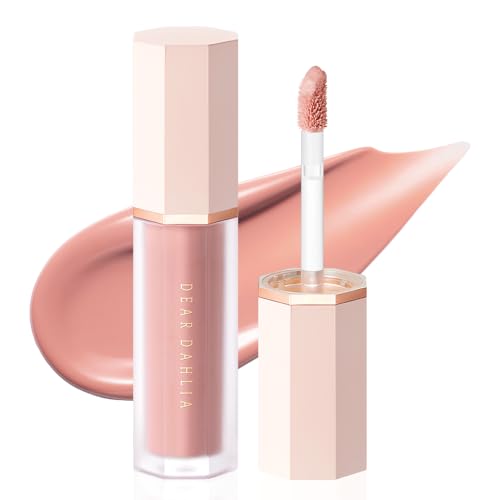 DEAR DAHLIA Petal Drop Liquid Blush BARELY Liquid Cream Blush for Cheeks, Blush Liquid Makeup, Rare Beauty, Natural Long Lasting Face Cream Blush Makeup, Skin Tint Blush