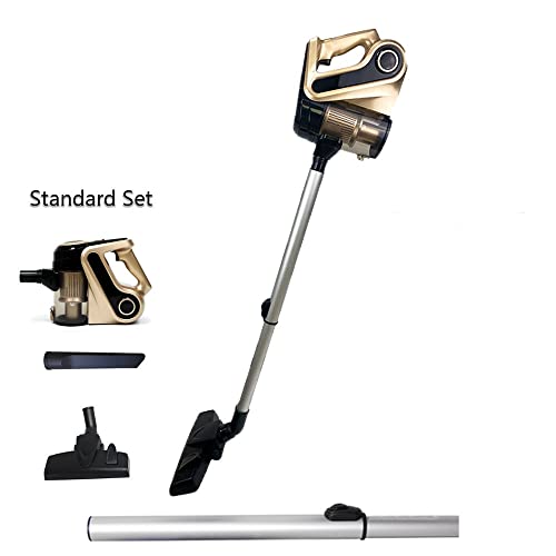 VAYMAY Vacuum Cleaner, High Suction Portable Stick Vacuum 5M Long Cord Lightweight Powerful 600W 18000Pa Suction 0.5L Large Capacity for For Home, Hard Floor, Carpet & Car (A)