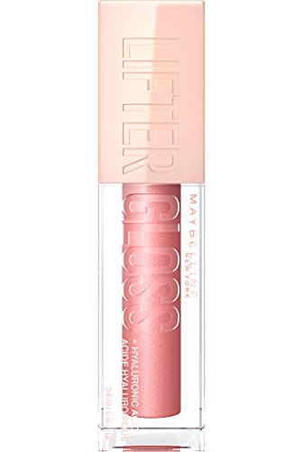 Maybelline New York Lifter Gloss, Hydrating Lip Gloss with Hyaluronic Acid, 5.4 ml, Shade: 003 Moon