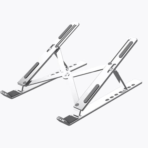 IGIBAL- COMPUTER Adjustable Laptop Stand for Desk-Portable Computer-Support Stand- Foldable Laptop Holder-Ventilated Cooling Notebook Stand-for MacBook Pro Air-Lenovo-Dell- HP-Laptops-Tablet