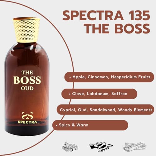 Hi Perfume Spectra 135 The Boss Oud Eau De Parfum For Men ??100ml