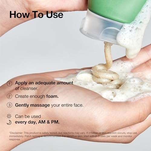 ANUA Heartleaf Quercetinol Pore Deep Cleansing Foam, Facial Cleanser, for Double Cleansing, BHA, Hyaluronic Acid, Glycerin, Face Wash, Blackhead Remover, (150ml/5.07 fl.oz.)