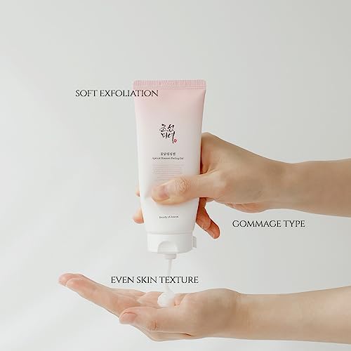 Beauty of Joseon Apricot Blossom Peeling Gel Soft Exfoliating Face and Body Scrub Dead Skin Cells Remover for All Skin Types, Korean Skincare for Men Women, 100ml