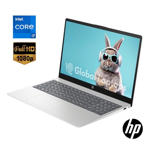 HP 15.6 inch Windows Laptop Laptop with Micro-Edge Full HD IPS Anti-Glare displayIntel Core i7-1355U 16GB RAM 1TB SSD Windows 11 Home Natural Silver 15-fd0182wm
