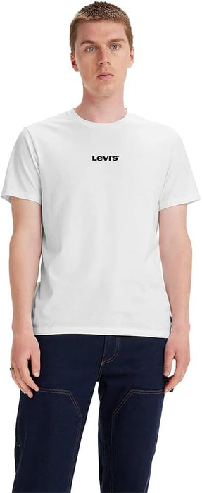 Levi's Mens Graphic Crewneck T-Shirt 22491-1213, White, M