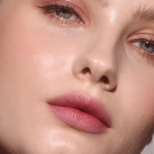 DEAR DAHLIA Lip Paradise Effortless Matte Lipstick EVA Vegan, Cruelty Free, Naturally Scented Essential Oils, High Pigment Color - Dark Red