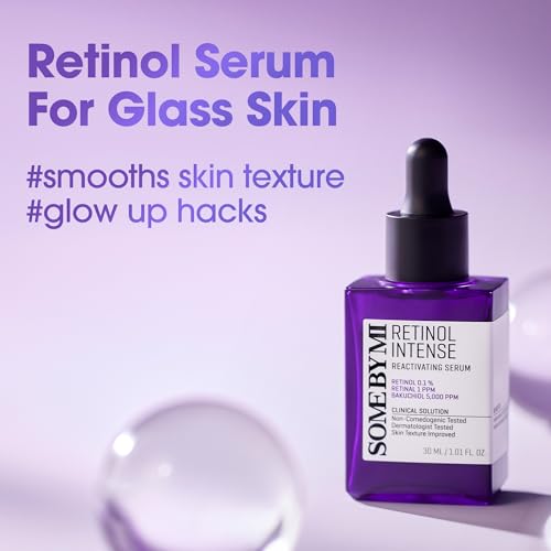 Some By Mi Retinol Intense Reactivating Face Serum | 30ml | Mild 0.1% Retinol Serum For Anti-Aging And Glass Skin | Improvement Of Post Acne Marks, Skin Texture & Elasticity