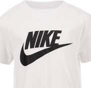 Nike Futura S/S Tee White, Child, T-Shirt White Logo Black