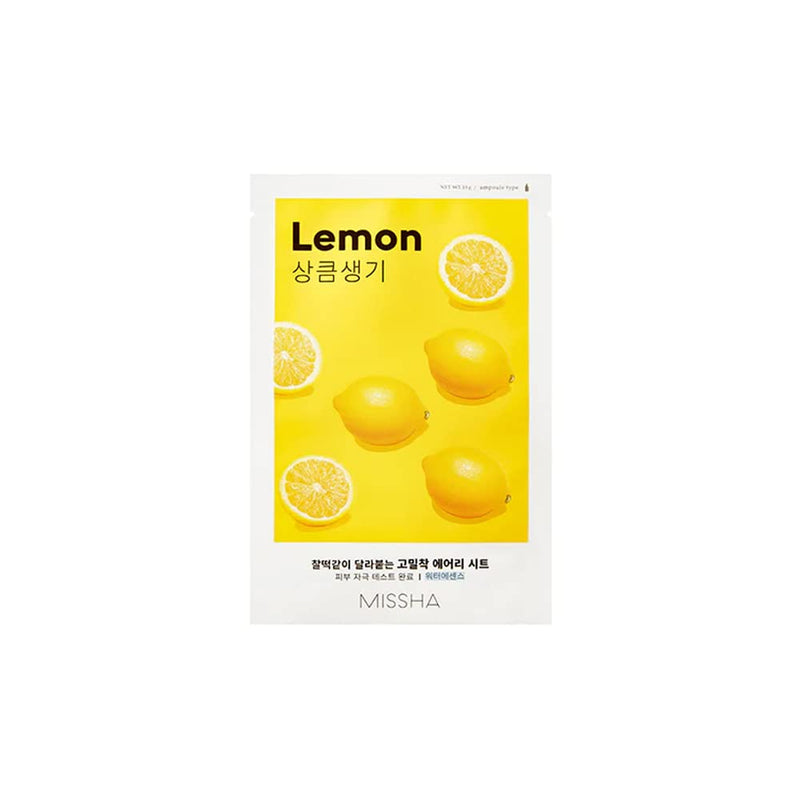 Missha Airy Fit Sheet Mask, Lemon