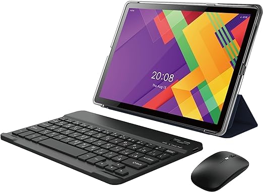 Monopo TAB 11 Pro Tablet â 10.1 Inch IPS LCD, 8GB RAM 512GB ROM, 5G Network, 6000 mAh Battery, Android 13, Keyboard, Touch Pen, Mouse (Gray)