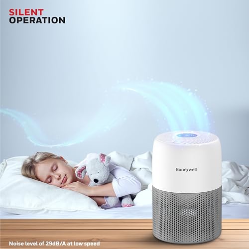Honeywell Air Purifier for Home & Office, 3-in-1 filter - Pre-Filter, H13 HEPA Filter, Activated Carbon Filter - Air touch V1