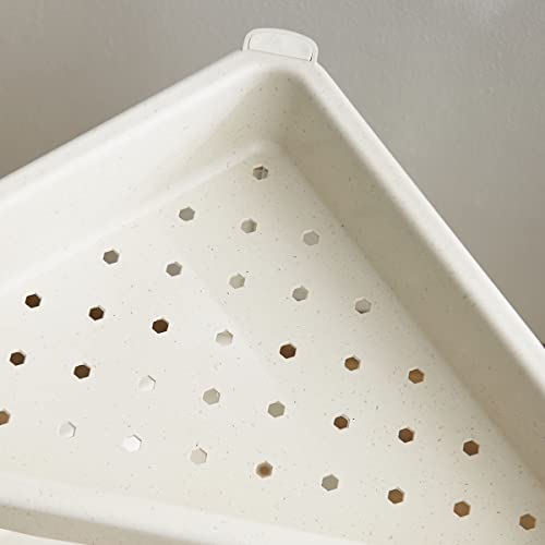 Home Box Allure Bios Triangle 3-Tier Bathroom Caddie 72 X 44 X 27 Cm White