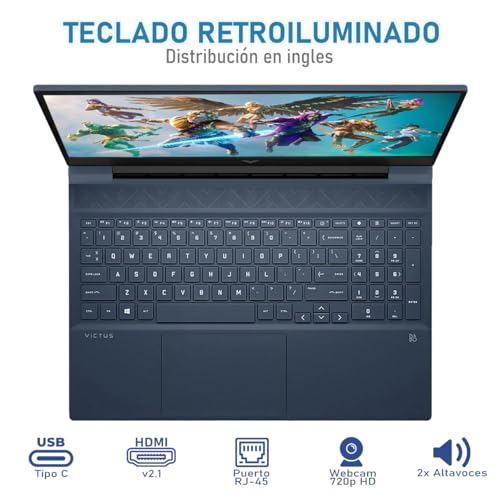 HP Victus Gaming Laptop 12th Gen Intel 8-Core i5-12450H, 8GB RAM, 512GB SSD, 4GB NVIDIA GeForce RTX 3050, 15.6” FHD (1920 x 1080) 144Hz, Windows 11 Home