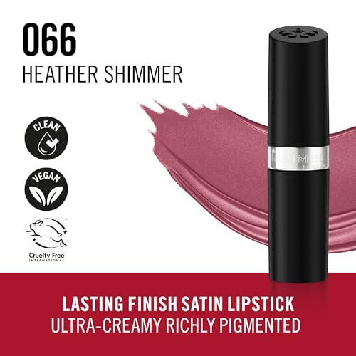 Rimmel Lasting Finish Lipstick - 066 Heather Shimmer, 4G - 0.13 Fl Oz