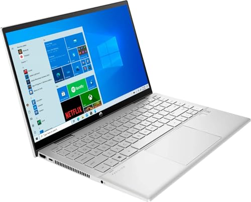 HP Pavilion 14-2-in-1 Laptop 14.0" With IPS FHD Touchscreen Display - Intel i3-1215U - Intel Iris Xe Graphics - 8GB DDR 4 RAM - 512GB NVMe SSD - Windows 11 - Silver