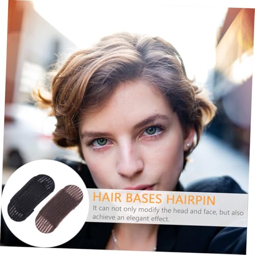 HZYH 6pcs Invisible Fluffy Hair Clip Bump up Hair Clip Hair Volume Base Bump it Hair Accessory Sponge Pad Hair Styling Tool for Women Girls (Coffee)