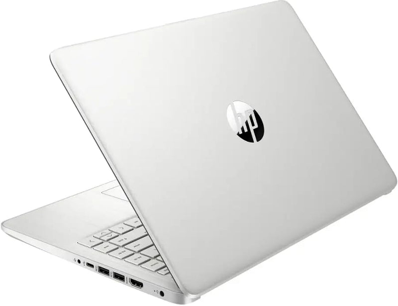 HP - 14 Laptop With 14 inches HD (1366 x 768) Display - Intel Celeron N4120 Processor - Intel UHD Graphics - 4GB DDR4 RAM - 128GB eMMC SSD - windows 11 - Natural Silver