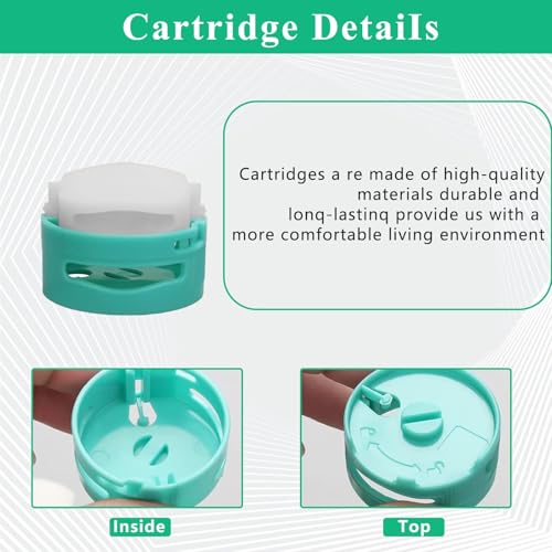 KASTWAVE 4PCS Odour Neutralizer Cartridge, Compatible with Shark Hz3000ukt, Az913uk, Az913ukt,Nz860uk, Nz860ukt, Iz400uk, Iz400ukt, Iz420uktVacuum, Professional Deodorization, Fresh-Smelling Home