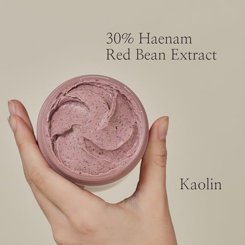 Beauty of Joseon Red Bean Pore Refreshing Mask Mud Cream Hydrating Wash Off Pack, Pore Cleansing Exfoliator, Korean Skin Care for Men and Women 140ml